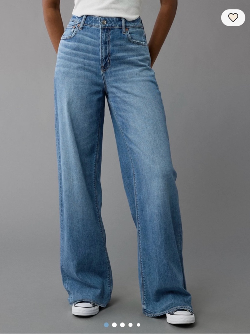 High-Rise Wide Leg Jeans